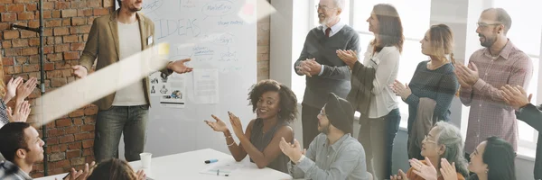 Diversità Persone all'incontro — Foto Stock