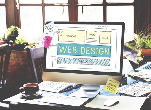 Concepto de diseño web — Foto de Stock