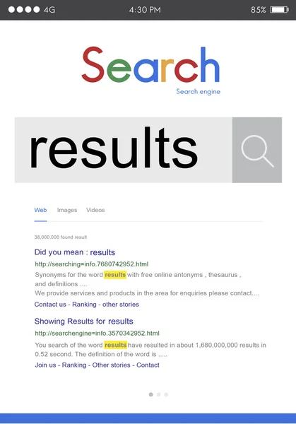 Internet Search Concept — Stock Photo, Image