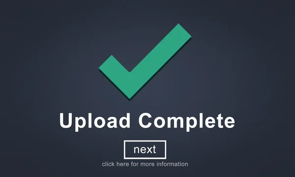 Modello con upload completo — Foto Stock