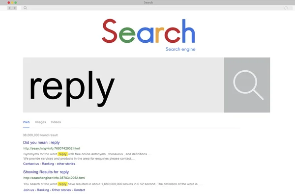 Διαδίκτυο Αναζήτηση έννοια — Φωτογραφία Αρχείου