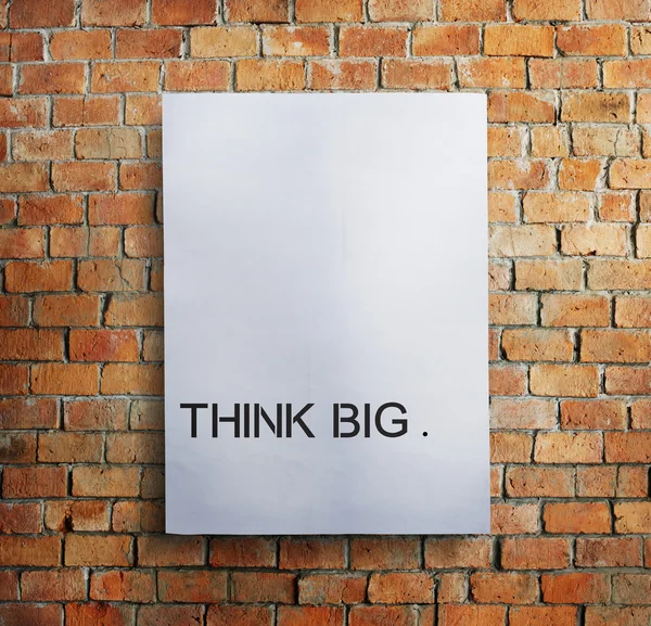 Think Big Concept — Stock Photo, Image