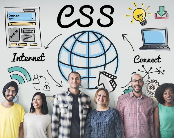 Diversidad personas con css —  Fotos de Stock