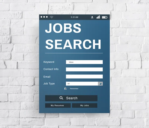 Job Search Career Concept — Stock Photo, Image