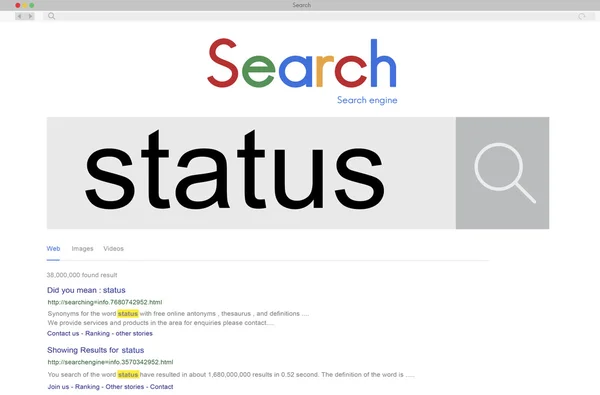 Διαδίκτυο Αναζήτηση έννοια — Φωτογραφία Αρχείου