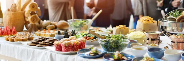 Gourmetbuffet Party — Stockfoto