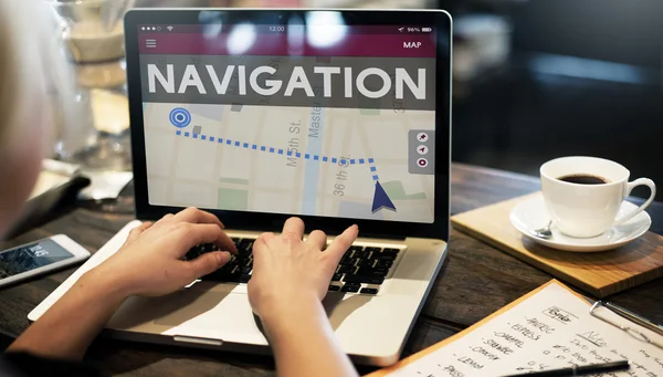 Navigation, Concept de localisation — Photo