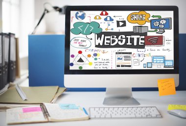 Web sitesi Internet ana sayfası kavramı