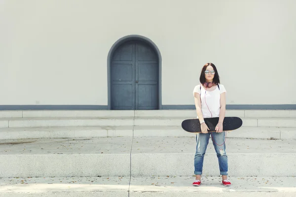 Skateboard-Entspannungskonzept — Stockfoto