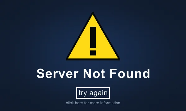 Modèle avec serveur non trouvé concept — Photo