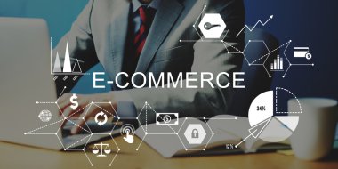 Dizüstü bilgisayarı olan bir iş adamı