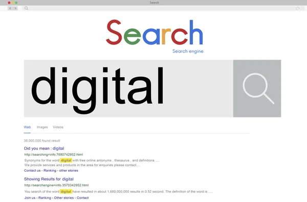 Internet Search Concept — Stock Photo, Image