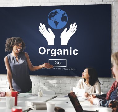 iş toplantısı ile organik