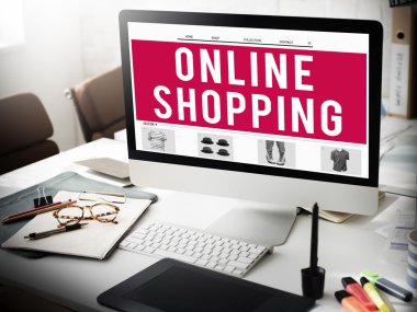Çevrimiçi alışveriş kavramı