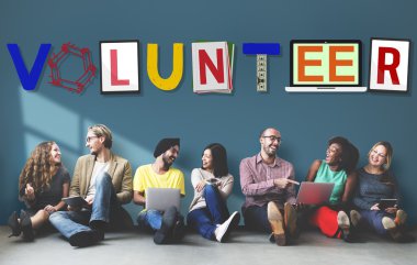 duvar gönüllü ile çeşitlilik arkadaşları