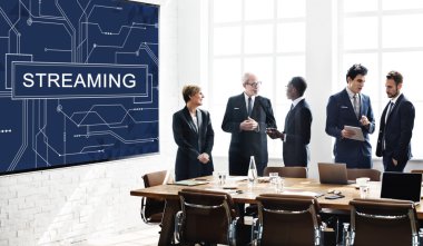 iş adamları ve akış