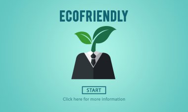 ecofriendly konsepti ile şablonu