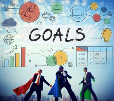 İşadamları süper kahraman kostümleri