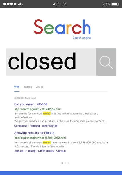 Internet Search Concept — Stock Photo, Image