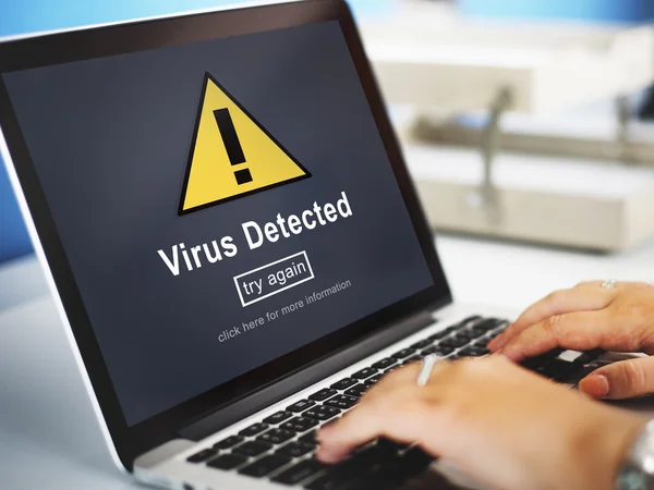 Concept de virus détecté — Photo