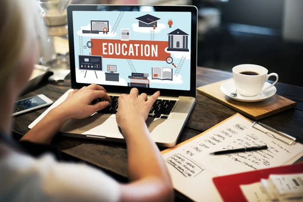 Educación Conocimiento Concepto — Foto de Stock