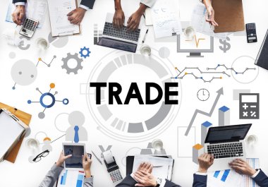 iş adamları toplantı ve ticaret