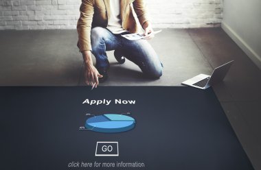 işadamı ile çalışma şimdi Uygula