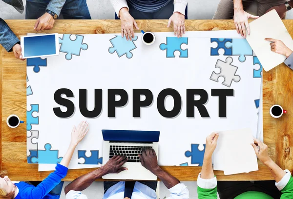 Support, Assistance Cooperation Concept — Stock Photo, Image