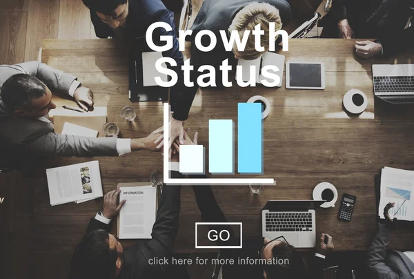 Professionele mensen en groei status — Stockfoto