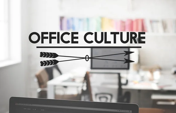 办公室文化概念 — 图库照片