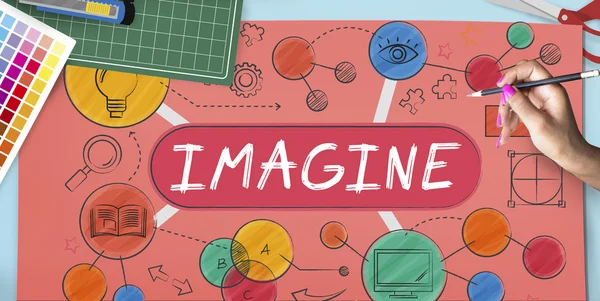Imagine Creative Concept — Stock Photo, Image