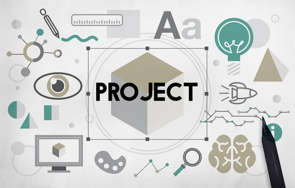 Project Information Start up Concept — Stock Photo, Image