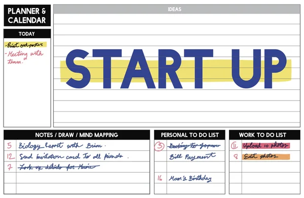 Startup, Afaceri noi, Concept de strategie — Fotografie, imagine de stoc