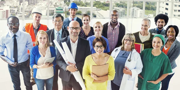 Diversiteit-mensen-beroepen — Stockfoto