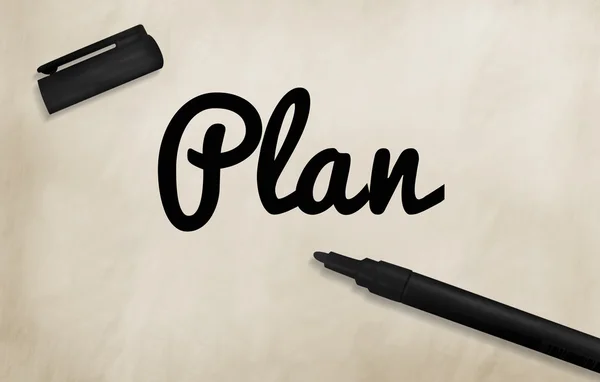 Idées de planification, concept d'entreprise — Photo