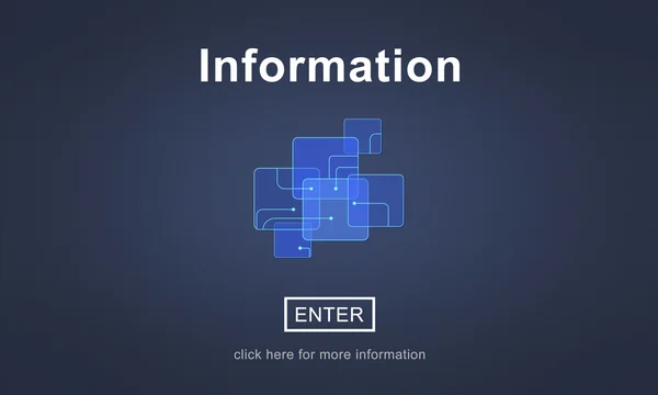 Informationen, Datenkonzept — Stockfoto