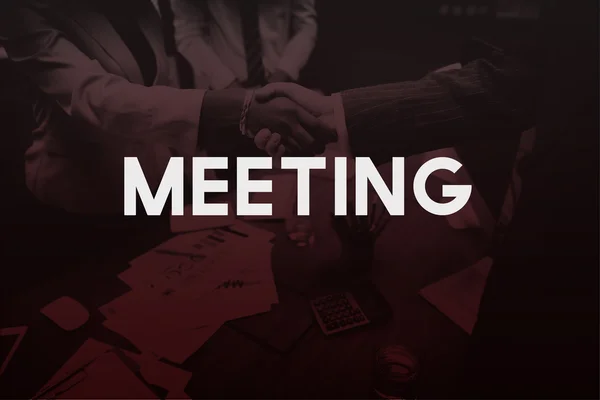 Toplantı Tartışma kavramı — Stok fotoğraf