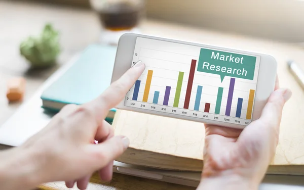 Análisis de Investigación de Mercado — Foto de Stock