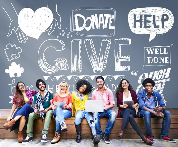 Give Help Concept — Stock Photo, Image