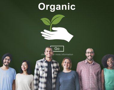 çeşitlilik insanlarla organik