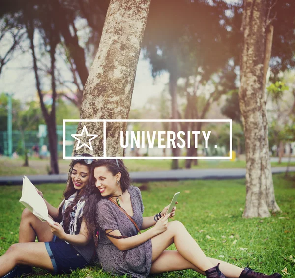 Conceito de Educação Comunitária Universitária — Fotografia de Stock