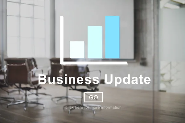 Business Update strategie visie Concept — Stockfoto