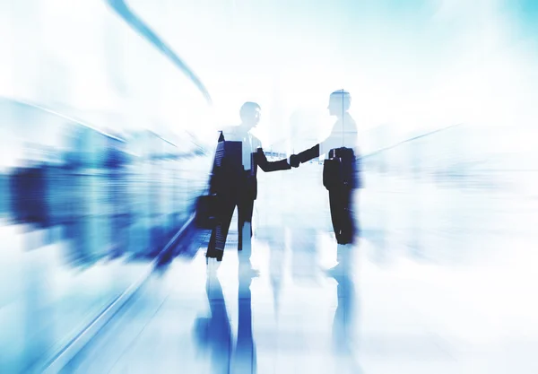 Setkání podnikatelů a handshake — Stock fotografie