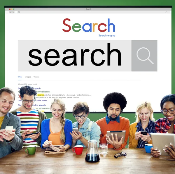Search Searching Exploration Concept — Stock Photo, Image