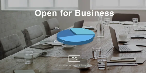 Reunião, plano de negócios, organização — Fotografia de Stock