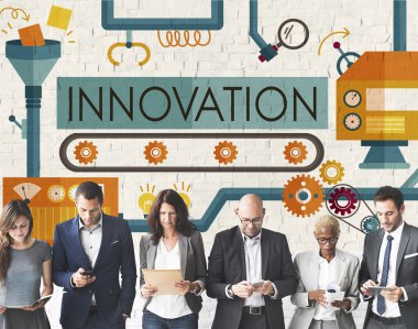 İş adamları toplantı ve yenilik