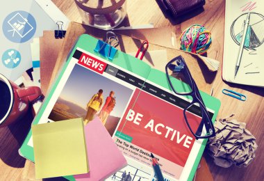 İleti örneği ile çalışma masası