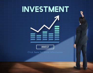 İşadamı tebeşir ile yazma