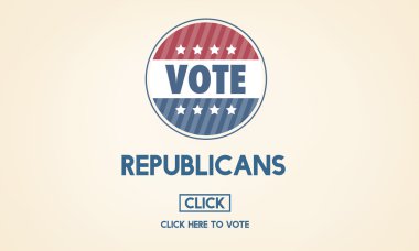 Cumhuriyetçiler konsepti ile şablonu