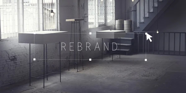 Rebrand, 브랜딩 개념 변경 — 스톡 사진